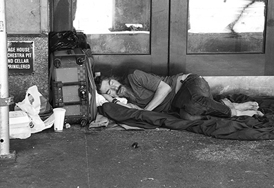 Homeless : Street Life : New York : Personal Photo Projects : Photos : Richard Moore : Photographer